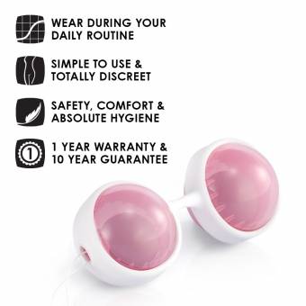LELO LUNA Beads Bolas Chinas: las Mejores Bolas Vaginales para Ejercicios de Kegel y tonificar el Suelo Pélvico. Set de 4 Bolas. 1 año de Garantía.. Envíos a Barcelona