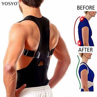 GAOWORD Regulable Postura de la Espalda Corrector Terapia magnética Corrección de la Postura Brace Hombro Back Brace Cinturón de Soporte NO Slouching,M. Envíos a Almería