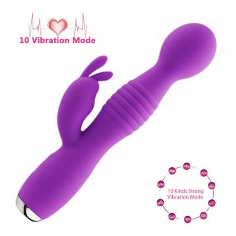 Vibrador de conejo, punto G estimulación del clítoris, cauteloso, impermeable, recargable, portátil, orgasmo femenino, masturbador,Pink. Envíos a León
