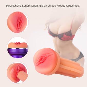 Masturbador Realista Vagina para Hombre, 3D Masturbación Masculina Juguete Erótico Masturbadores Masculino - purpúreo. Envíos a Huelva