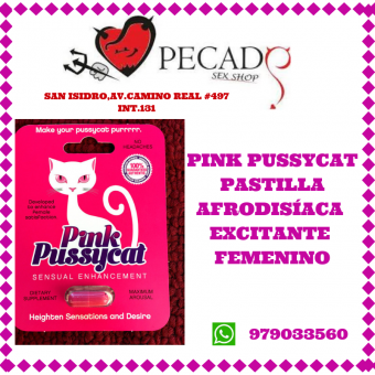 Aumenta el libido femenino orgasmos mas intenso pink pussycat sexshop pecados cel:979033560