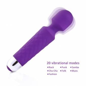 lederTEK Silicona Médica Impermeable Juguete Sexual para Mujer y Parejas Masajeador Eléctrico Vibrador con USB 20 Modos para el Cuerpo. Envíos a Madrid
