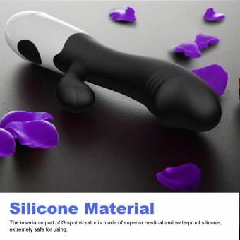 Philotoys Vibración Dual Masajeador Impermeable de Manos de Silicona de 30 Frecuencias (Negro). Envíos a Ciudad Real