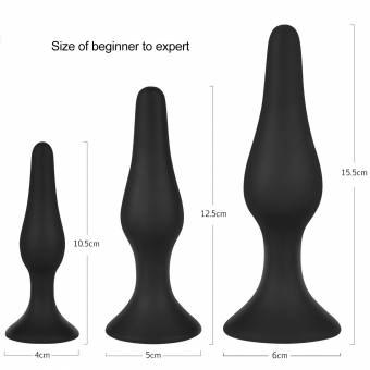 Plugs Anales 3 Piezas para Relajación de Mujer. Envíos a Guipúzcoa