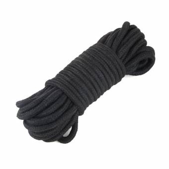 32 Pies 10M de alta calidad de seda Bondage Ultra suave torcido de cuerda de algodón Strap restricciones Kit para parejas (negro). Envíos a Ávila