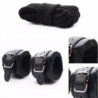 VANKER 7Pcs Sexo Juguetes Pareja para amor,BDSM & SM Sistema de Restricciones, Kit de Amor de la Cama, SM Flirteo Juguetes -- Negro. Envíos a Zaragoza