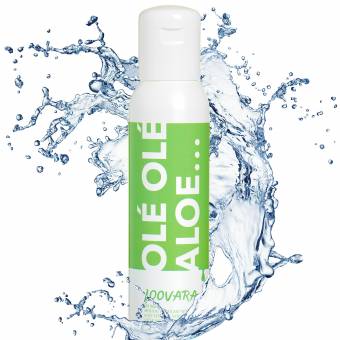 Gel Lubricante Sexual a Base de Agua | con Aloe Vera para Pieles Sensibles | para Sexo Anal, Vaginal, Oral | Comestible | Sin Sabor | x Mujer y Hombre | 100% Natural | OleOleAloe By Loovara | 250ml. 
