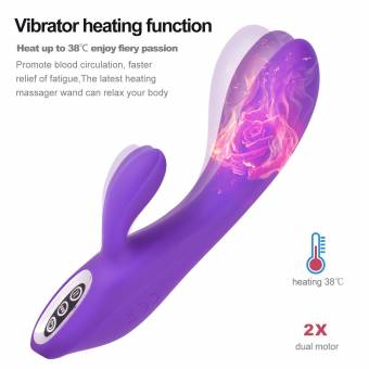 Vibrador de Silicona Calentamiento Automático con 3 Velocidades y 7 Frecuancias, Dothnix. Envíos a Girona