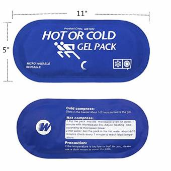 Paquete de Gel reutilizable compresa de frio / calor ideal para aliviarpara bajar la hinchazón, contusiones y esguinces de articulaciones y musculares, bolsa de hielo, 5 