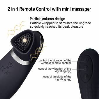 Vibrador Bolas Suelo Pelvico Huevo Vibrante de Control Remoto con Inalambrico 10 Modos Vibraciones ,Bola que Contrae la Vagina100% Impermeable ,Recargable USB,Kegel Bolas de la Salud para Mujer. Env?