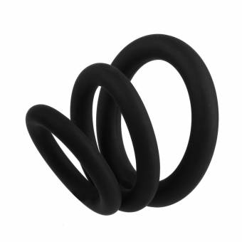 Beauty7 Juguetes Anales Silicona Anillo Pene Sexo y Sensualidad Cuidado Personal Plugs Color Negro Azul Rojo Diámetro Interior 3.1*2.6*2.3 cm Diámetro Exterior 4.4 * 3.7 * 3.2 cm (negro). Envíos a &Aa