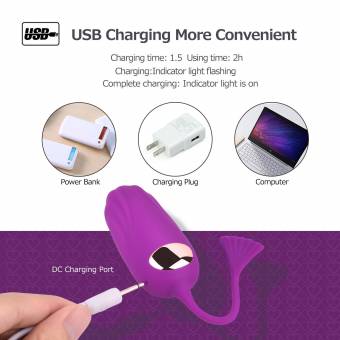 Donix Bolas Chinas de Silicona Vibrador Huevo,Cargador USB con Control Remoto para Mujer. Envíos a Sevilla