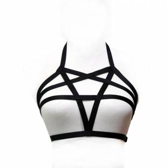 Jelinda para mujer fangbanger Arnés Tiras Cuerpo Jaula Jaula de sujetador Bras. Envíos a Zaragoza