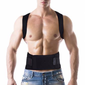 Corrector de Postura con soporte recto Ultrafino respirable Vendaje de elástico en la cintura del hombro para hombres y mujeres (circunferencia de la cintura de 80 cm a 120 cm) (L). Envíos a Áv