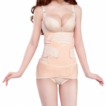 Herenear 3 en 1 Transpirable Elástico Recuperación Faja Post-parto Vientre/Cintura/Soporte Pélvico Cinturón Cintura Ajustable Para la Mujer y Maternidad (L). Envíos a Ávila