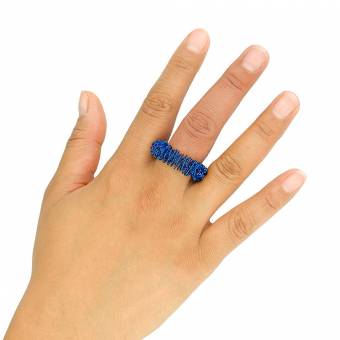 UEETEK 5 Medicina China digitopuntura masaje anillos (oro/plata/negro/azul/rojo). Envíos a Pontevedra