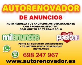 TUS ANUNCIOS EN LAS PRIMERAS POSICIONES, PROGRAMA AUTOMATICO
