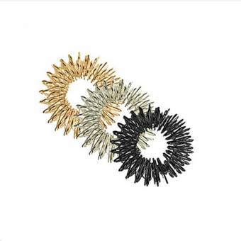 ROSENICE Masaje de Anillo, ROSENICE Masajeador Dedos para relajación 3pcs (oro+plata+negro). Envíos a Ciudad Real