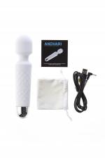 ANDVARI Magic Wand Massager-Lo último en Masaje Corporal Completo - Impermeable Potentes Ajustes de Vibración de 18 Velocidades - Masaje Portátil y es Recargable Inalámbrico Masajeador. Envíos a