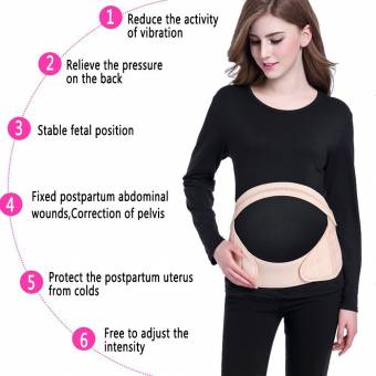 Cinturón de Maternidad, Faja de Embarazo/Premamá, Correa Embarazadas, Apoyo Durante el Embarazo, Banda para Abdomen/Cintura/Espalda/Pélvico/Vientre, Respirable Ajustable Pélvica Faja Soporte Post