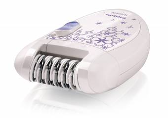 Philips HP6421/00 - Depiladora eléctrica con cable, 2 velocidades y adaptador para zonas sensibles. Envíos a Madrid