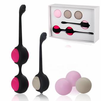 ACVIOO® Bolas Chinas del Suelo Pélvico, Recomendado por Médicos para el Control de la Vejiga y Ejercicios del Suelo Pélvico Juego de 6 Bolas Kegel Premium Silicone Vaginal con Kit de Entrenamient