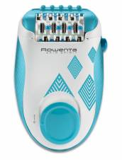 Rowenta Skin Spirit EP2910F0 - Depiladora de 2 velocidades con sistema anti dolor de 24 pinzas, Cepillo limpiador, Accesorio para Zonas Sensibles y Bolsita de Viaje. Envíos a Tarragona