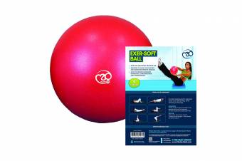 Pilates-Mad Exer-Soft - Balón de ejercicio (de 20 a 24 cm), color rojo. Envíos a Tarragona