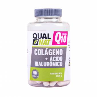 Colágeno con ácido hialurónico para una piel sana - Colágeno con vitamina C y zinc para ayudar a mejorar la elasticidad y salud de huesos y articulaciones - 90 cápsulas. Envíos a Ciudad Real