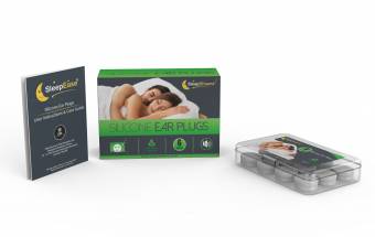 Tapones para los oídos de silicona SleepDreamz (6 pares) - ¡BLOQUEE YA EL RUIDO NO DESEADO! - Tapones para los oídos diseñados para proteger contra ruidos de alto decibelios - Tapones para los o?