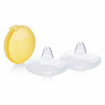 Medela - Protectores de pezones con estuche (24 mm, tamaño grande). Envíos a Madrid
