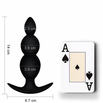 paloq ueth anal plug set Sex juguete silicona Material, Butt Plugs con diferentes tamaños para principiantes avanzadas anal Play Fans (1 Pkg/3 conector) 9,8 Onza. Envíos a Barcelona