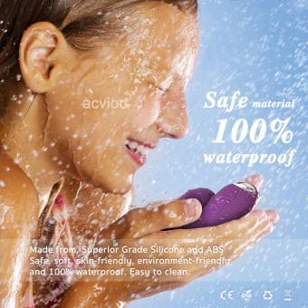 ACVIOO® Bolas Chinas Suelo Pelvico de la Salud Kegel Bolas Impermeable de Silicona Ejercicios Bolas con Mando a Distancia para Las Mujeres, Color Púrpura. Envíos a Ciudad Real