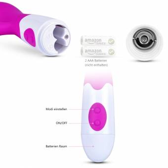 Vibrador Rosa Mujer,Masajeador de Silicona para Relajar Cuerpo. Envíos a Huelva