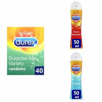 Durex Preservativos Surprise Me Variedad – Pack de 40. Envíos a Madrid