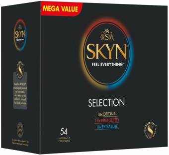 SKYN® SELECCIÓN 54 PACK DE CONDICIONES NO LATEXAS CON GEL ORGASMIC FREEE PARA SU. Envíos a Málaga