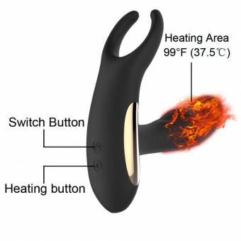 Dulexo Estimulador de vibraciones de próstata Calentamiento G poin 7 Modos de vibración Consolador a prueba de agua Perineum Plug anal de próstata Vibrador Juguete. Envíos a Valladolid