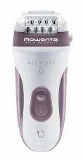 Rowenta Skin Respect EP8060 - Sin cable y utilizable bajo el agua, 24 pinzas con cabezal exfoliante y rasurador, accesorio para axilas, cabezal de recorte con cepillo limpiador y neceser. Envíos a T