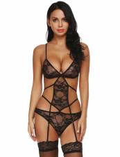Lingerie Suspender Floral Bralette Bra sin forro de encaje sexy. Envíos a Tarragona