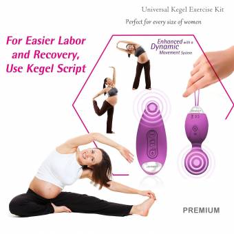 Cksohot Bolas Chinas con Control Remoto Inalámbrico Kegel Bolas con 10 Frecuencias -Púrpura. Envíos a Valladolid