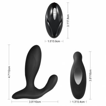 Utimi Masaje de Próstata Vibrador 7 Frecuencias Recargable de USB con Control Remoto para Hombre. Envíos a Ceuta