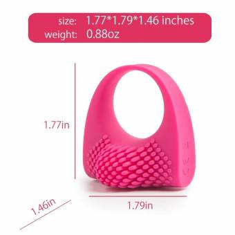 ZEMALIA Armour Anillo Vibrador para Hombres, Anillo Masajeador para Prolongar la Eyaculación y Estimular el Clítoris, Juguetes Eróticos para Parejas, Funciona con 3 Pilas de Botón Incluídas. Env