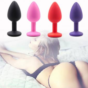 LHWY-Plug Anales Plug Anales Silicona Mujer Cristal PequeñO Plug Anales Principiante Consolador Juguete Sexual Hombre Y Mujer (Negro). Envíos a Burgos
