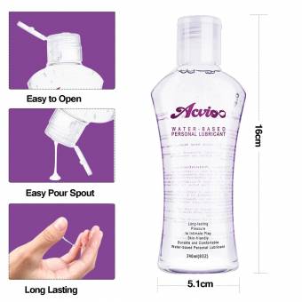 ACVIOO Lubricantes Sexuales Lubricante íntimo con Base al Agua Lubricante para Jugar, Transparente - 240ml (Lub). Envíos a Madrid