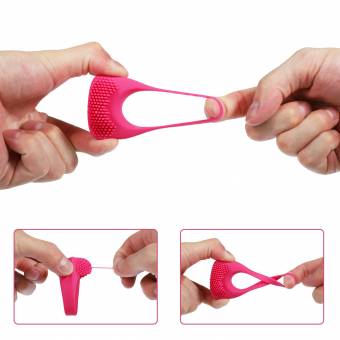 Anillo Vibrador, Estimulador de Lados Clororal y Clitoral, Juguetes Sexuales Para Prolongar Placer Sexual, Material de Silicona Ultra Suave, Impermeable, 3 Pilas de Botón Incluidas. Envíos a Palenc