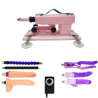 Sex Machine - Ametralladora de masturbación automática con consolador para mujeres, máquina de follar súper fuerte y estable (Rosado). Envíos a Málaga