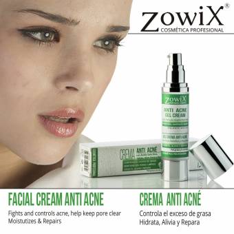 Anti Acne gel crema. Tratamiento contra el acne que contiene Acido Salicilico, Arnica, Levadura Cerveza, Aloe Vera. Reduce granos espinillas y puntos negros. Combate el acne juvenil y el acne adulto.