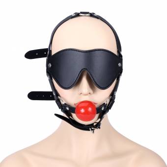 Arnés BDSM para la Cabeza, URLOVE® Máscara con Mordaza Bola de Plástico Bondage, Juguetes sexuales fetichistas. Envíos a Zaragoza