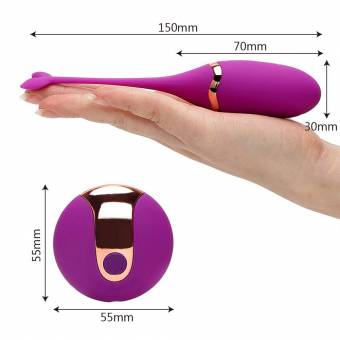 HONGREN USB De Carga De Control Remoto Inalámbrico Salto De Huevo Parejas Diversión Tease Touch Reduciendo La Bola Yin. Envíos a Valladolid