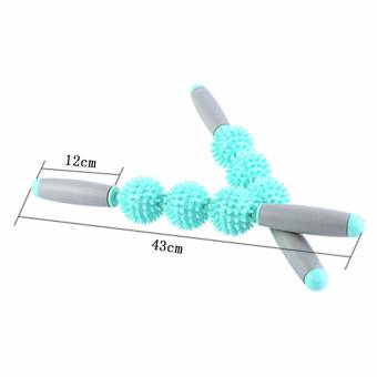 Masaje Rodillo Muscular Anti Celulitis Masajeador contra La Celulitis Gatillo Punto Palo Cuerpo Pie Pierna Adelgazar Herramienta Yoga. Envíos a Sevilla